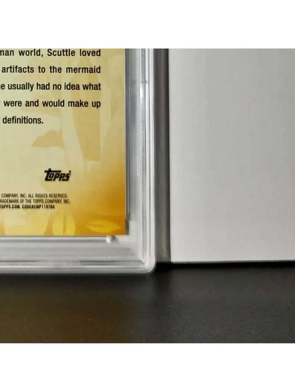 Scuttle 2025 Topps Disney #FF-9 Furry Friends Card The Little Mermaid PSA 9 MT